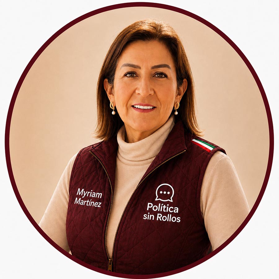 Myriam Martínez, autora de Política Sin Rollos