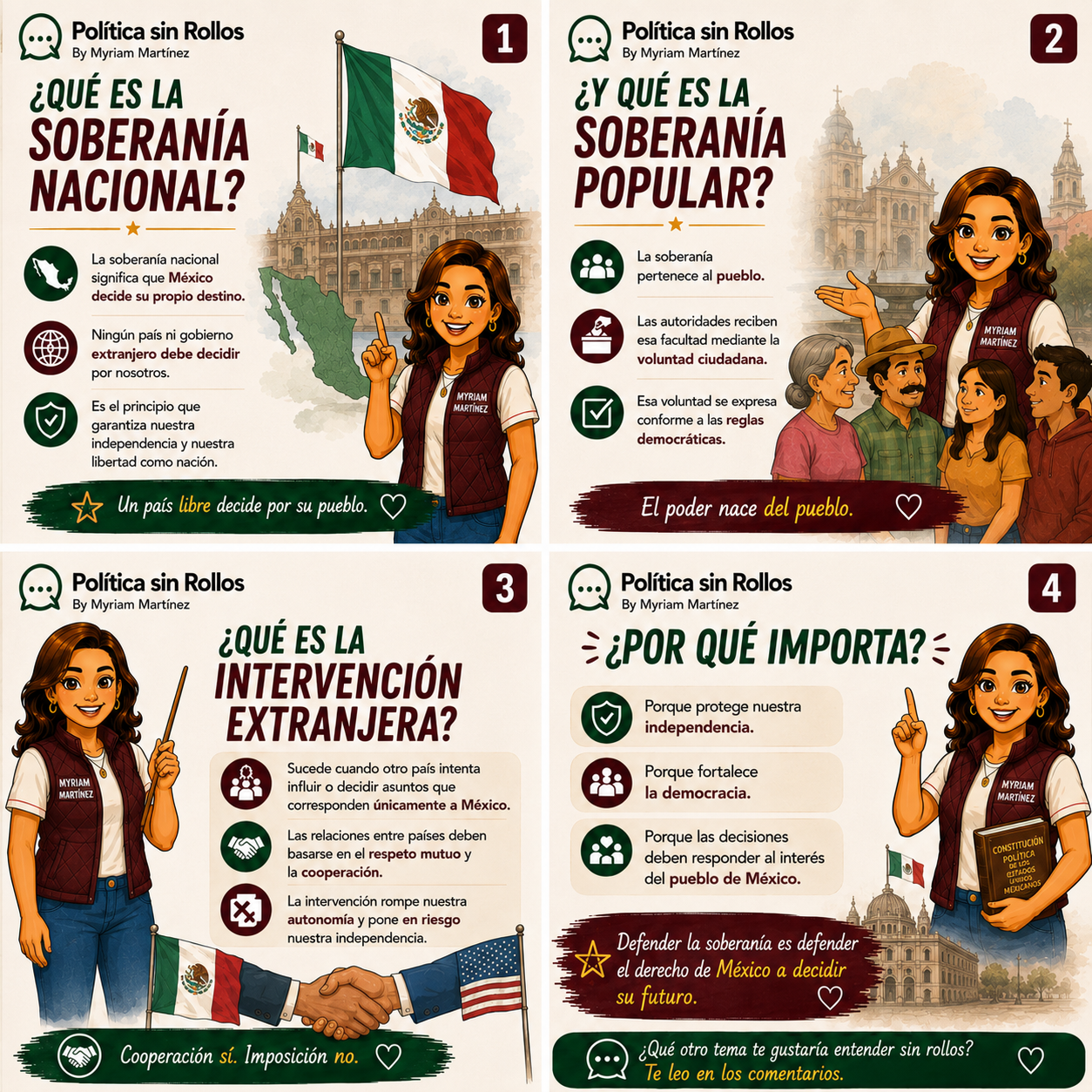 Carrusel ¿Qué es la soberanía nacional y la popular? de Política sin Rollos